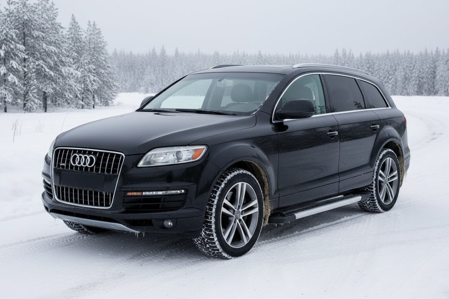 Audi Q7 2005–2015 Sivuporrassarja New Vision Grey (2 kpl, alumiini) Kuva 1