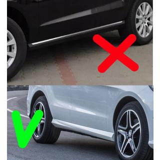 Eturoiskeläpät ML/GLE W166:een ilman sivuaskelmia (AMG-helmat) kuva 2