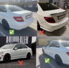 Mercedes C-sarja W204 2007–2015 Alkuperäiset roiskeläpät Premium 2011-2014 (4 kpl) kuva 3