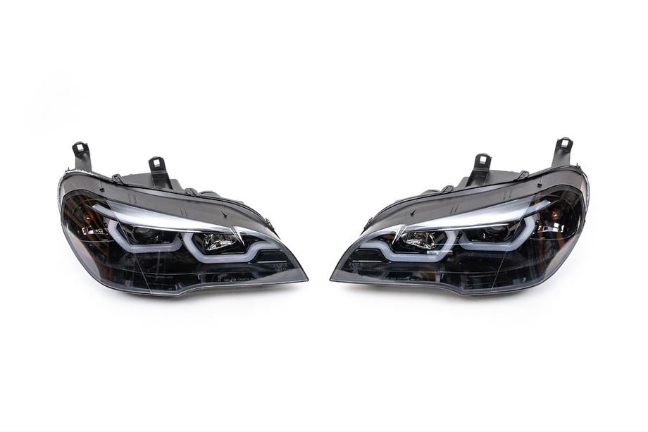 BMW X5 E70 2007–2013 Ajovalot LED-valaistuksella (2 kpl, tummat) Kuva 3