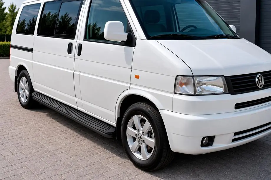 Volkswagen T4 Caravelle/Multivan 1990–2003 Tayga Black sivuaskelmat (2 kpl, alumiini) Image
