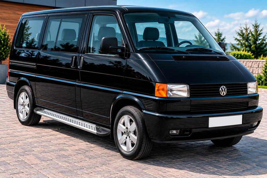Volkswagen T4 Caravelle/Multivan 1990–2003 Sivuporrassarja New Vision Grey (2 kpl, alumiini) Image