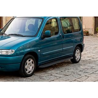 Tayga Black sivuaskelmat (2 kpl, alumiini) Peugeot Partner 1996–2008 kuva 1