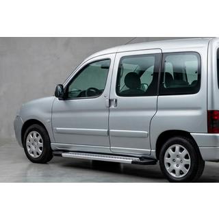 Sivuporrassarja New Vision Grey (2 kpl, alumiini) Peugeot Partner 1996–2008 kuva 1