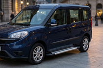 Opel Combo 2012–2018 Sivuporrassarja New Vision Grey (2 kpl, alumiini) Maxi-alusta kuva 1