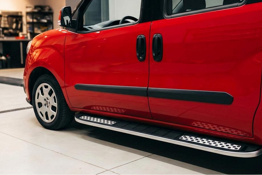 Opel Combo 2012–2018 Tayga V2 sivukynnykset (2 kpl, alumiini) Image