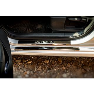 Carmos V1 kynnyslistat (8 kpl, ruostumaton teräs) Skoda Octavia III A7 2013–2019 kuva 2