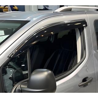 Ikkunatuuliohjaimet kromilistalla (2 kpl, Niken) Citroen Berlingo/Multispace 2018– kuva 2