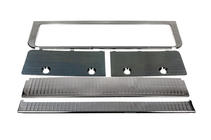 Toyota Land Cruiser 200 2007–2021 Insert-sarja (tumma harjattu alumiini) kuva 7