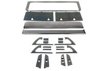 Toyota Land Cruiser 200 2007–2021 Insert-sarja (tumma harjattu alumiini) kuva 5