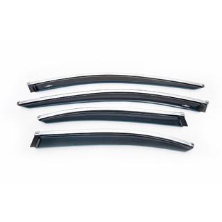 Tuuliohjaimet kromilistalla SD (4 kpl, HIC) Mercedes E-сlass W213 2016–2023 kuva 2