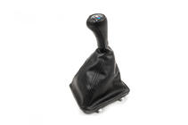 BMW 5-sarja E34 1988–1995 Vaihdekepin suojapussi + vaihdenuppi OEM 5-vaihteinen (keinonahka) kuva 1