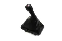 BMW 3-sarja E46 1998–2006 Vaihdekepin suojapussi + vaihdekepin nuppi OEM (keinonahka) kuva 1