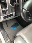 Toyota Sequoia 2007–2022 Polyuretaaniset lattiamatot, 3 riviä (EVA, mustat) kuva 6