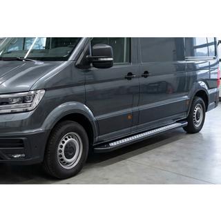 Sivuastinlaudat New Vision Black (2 kpl, alumiini) Man TGE 2017– kuva 1