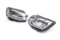 Volkswagen T6 2015–2024 Etuajovalot LED-valoilla 2015-2019 (Silver, 2 kpl) kuva 4