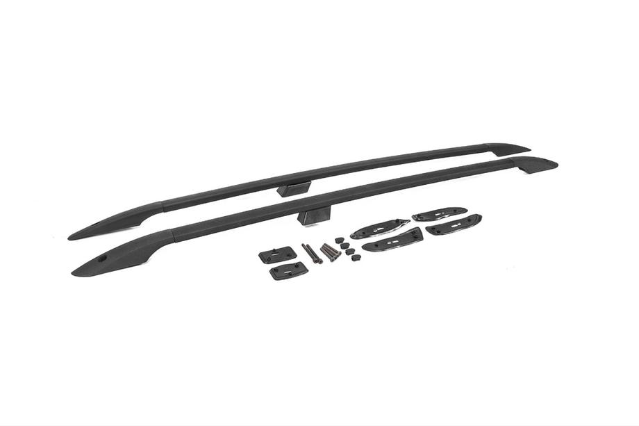 Toyota Land Cruiser 200 2007–2021 Kattokaiteet, turkkilainen design (mustat, 2 kpl) metalliset kiinnikejalat Image