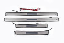 Toyota Land Cruiser Prado 150 2009–2023 Ovikynnyssuojat valaistuksella (4 kpl, ruostumaton teräs) kuva 2