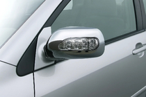 Toyota Corolla 2002–2007 Kromatut peilinkuoret LED:lle (2002-2005, 2 kpl, muovi) kuva 1