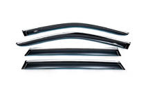 BMW X5 E70 2007–2013 Tuuliohjaimet kromilistalla (4 kpl, HIC) kuva 1