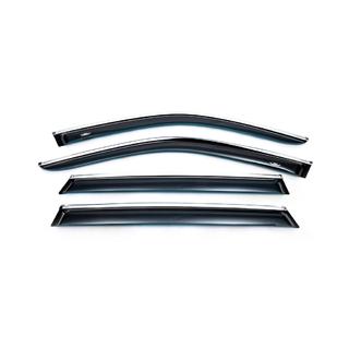 Tuuliohjaimet kromilistalla (4 kpl, HIC) BMW X5 E70 2007–2013 kuva 1
