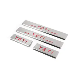 Kynnyslistat Carmos V2-RED (4 kpl, ruostumatonta terästä) kuva 2
