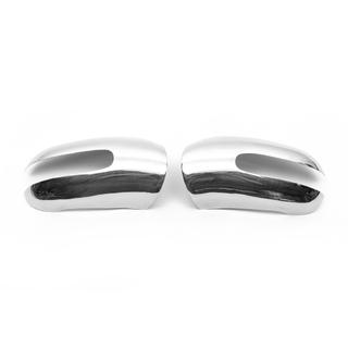 Sivupeilien kuoret (2 kpl, ruostumaton teräs) Mercedes ML W163 1997–2005 kuva 4