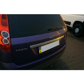 Rekisterikilven ylälista (ruostumaton teräs) Ford Fiesta 2002–2008 kuva 3
