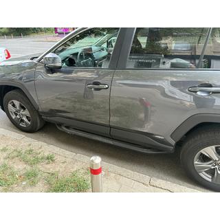 OEM V2B sivuaskelmat (2 kpl, alumiini) Toyota Rav 4 2019–2025 kuva 4