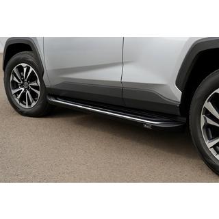 OEM V2B sivuaskelmat (2 kpl, alumiini) Toyota Rav 4 2019–2025 kuva 1