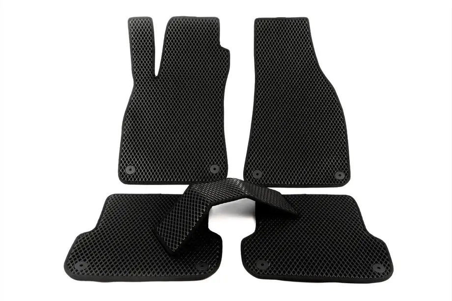 Audi A4 B7 2004–2008 EVA-lattiamatot (mustat) Image