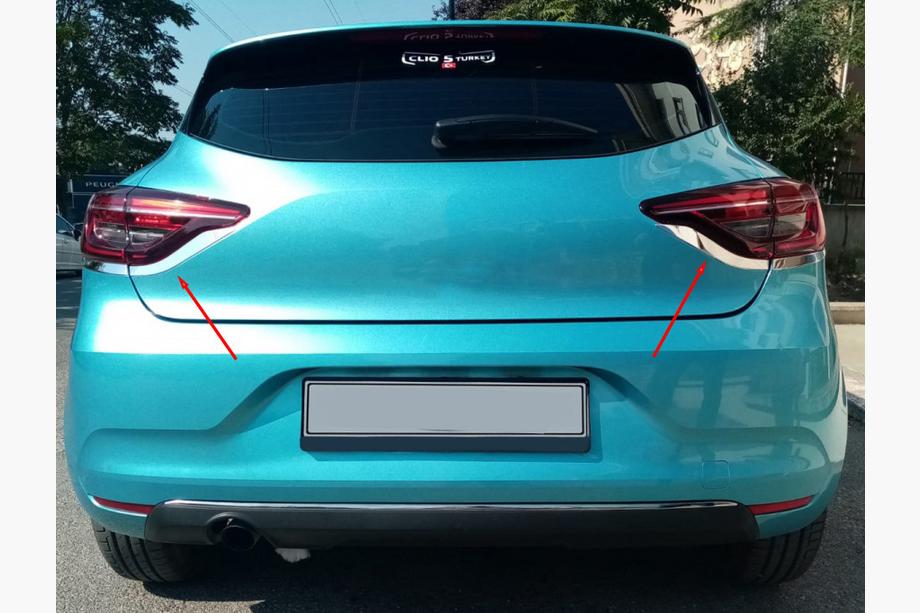 Renault Clio V 2019– Takavalojen kehykset ruostumattomasta teräksestä (2 kpl) Image