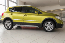 Suzuki SX4 S-Cross 2013–2016 Ovilistat (4 kpl, ruostumaton teräs) kuva 1