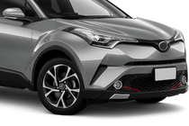 Toyota C-HR 2016–2023 Sumuvalojen kromikehykset (2 kpl, ruostumaton teräs) kuva 1