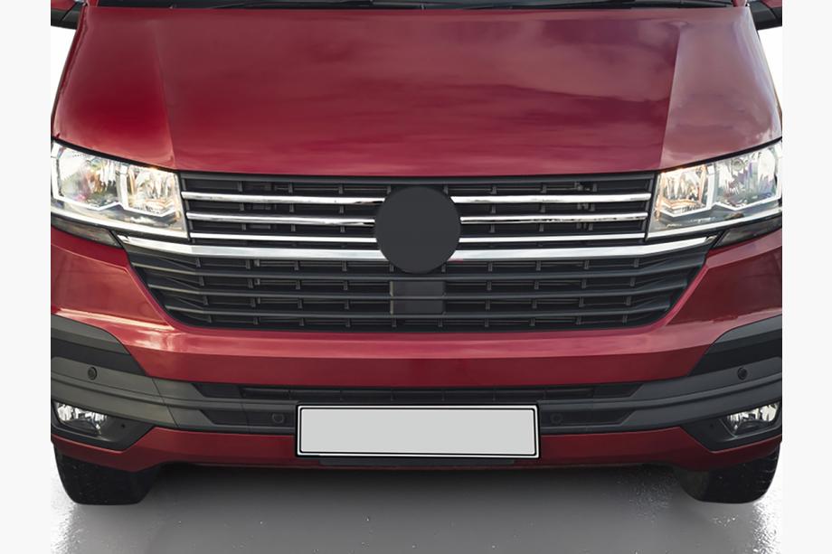 Volkswagen T6 2015–2024 Kromiset säleikön listat 2019+ (4 kpl, ruostumaton teräs) Image