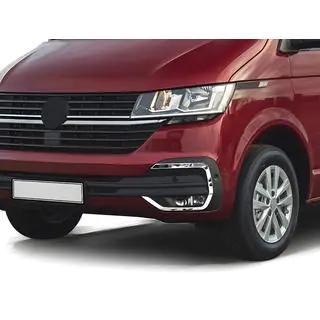 Sumuvalojen kromilistat 2019+ (4 kpl, ruostumaton teräs) Volkswagen T6 2015–2024 kuva 1