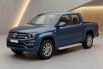 Volkswagen Amarok 2010–2022 Sivuporrassarja Maya Red-Grey (2 kpl, alumiini) kuva 1