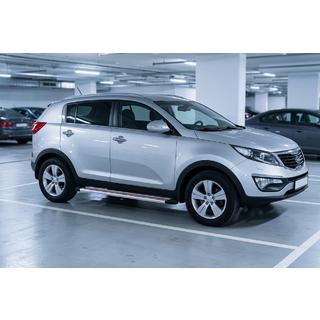 Sivuporrassarja Maya Red-Grey (2 kpl, alumiini) kuva 1