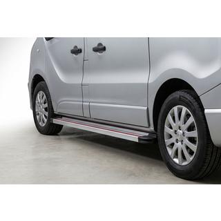 Sivuporrassarja Maya Red-Grey (2 kpl, alumiini) kuva 1