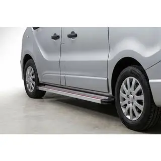 Sivuporrassarja Maya Red-Grey (2 kpl, alumiini) kuva 1