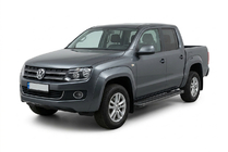 Volkswagen Amarok 2010–2022 Sivuporrast Maya V1 Black (2 kpl, alumiini) kuva 1