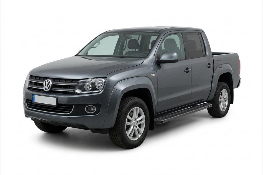 Volkswagen Amarok 2010–2022 Sivuporrast Maya V1 Black (2 kpl, alumiini) Image