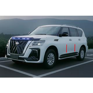 Ovilistat (4 kpl, mustat) Nissan Patrol Y62 2010–2024 kuva 3