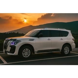 Ovilistat (4 kpl, mustat) Nissan Patrol Y62 2010–2024 kuva 4