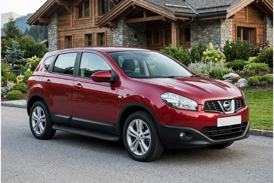 Nissan Qashqai 2010–2014 Sivukynnykset Tayga Black (2 kpl, alumiini) Image
