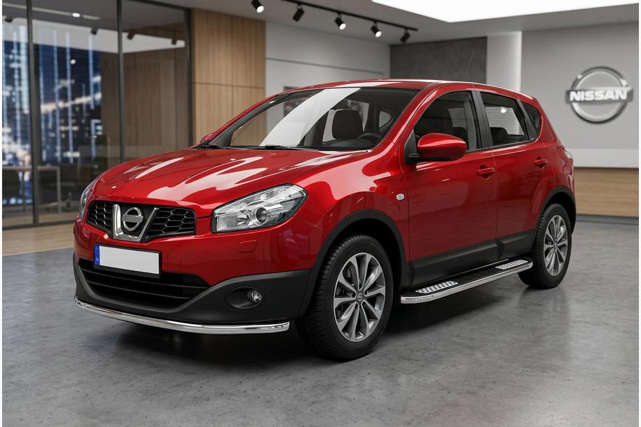 Nissan Qashqai 2010–2014 Tayga V2 sivukynnykset (2 kpl, alumiini) Image