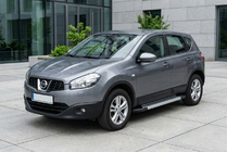 Nissan Qashqai 2010–2014 Sivuaskelmat Vision New Grey (2 kpl, alumiini) kuva 1