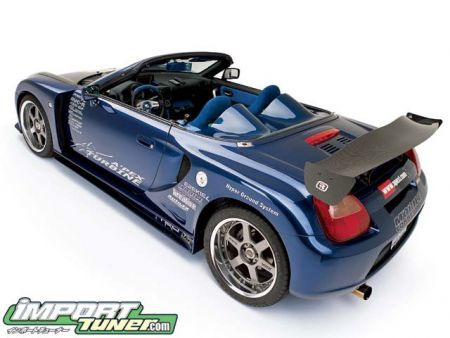 Toyota-tuning esimerkkinä Apexi USA:n Toyota MR-S