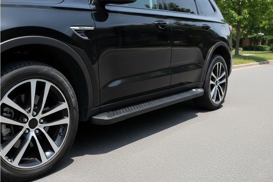 Acura MDX 2013–2020 Allmond Black sivuportaat (2 kpl, alumiini) Image