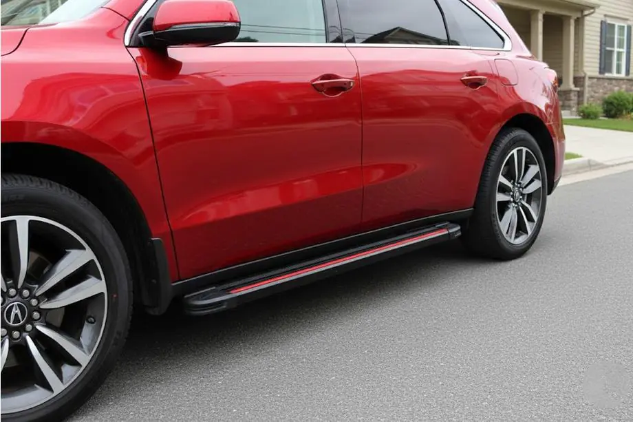 Acura MDX 2013–2020 Sivuporrassarja Maya Red (2 kpl, alumiini) Image